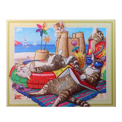 "Коты на пляже"