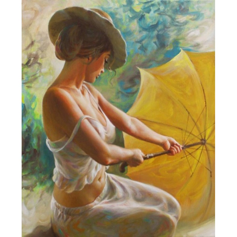 “Дама с зонтом”